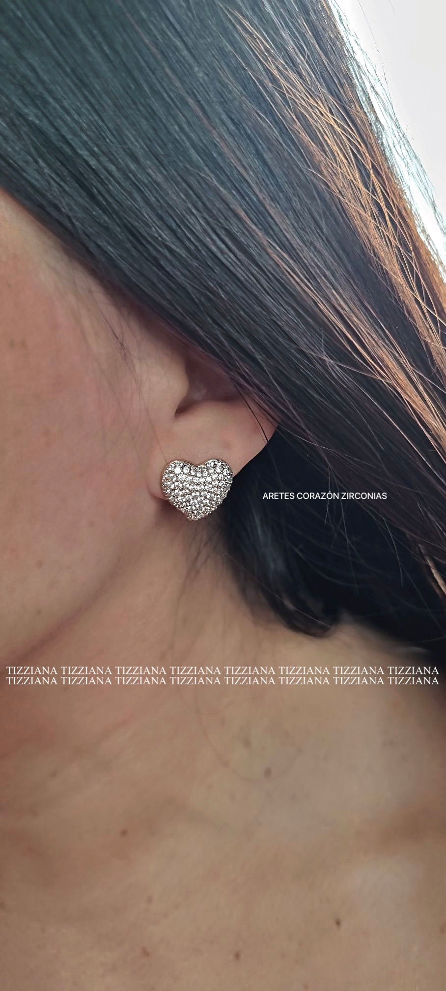 ARETES CORAZÓN ZIRCONIAS