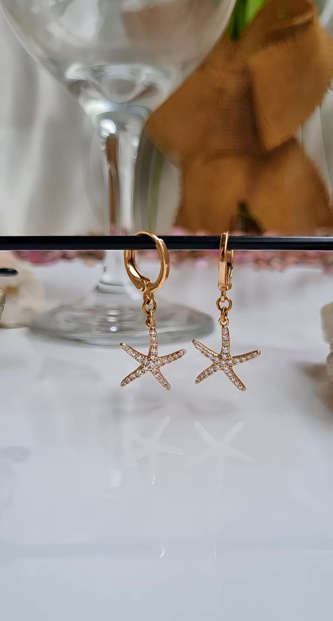 ARETES COLGANTE ESTRELLA DE MAR