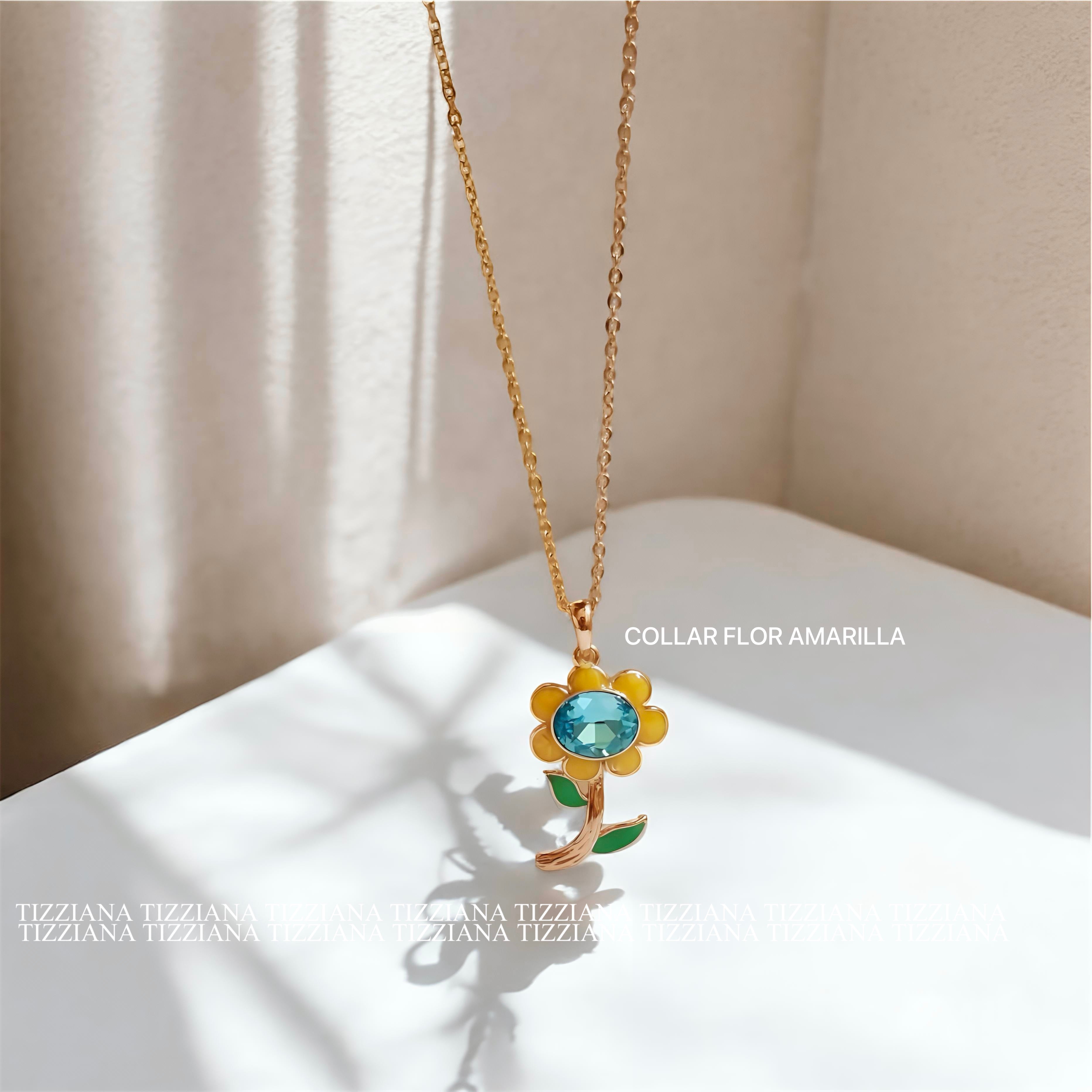 COLLAR FLOR AMARILLA