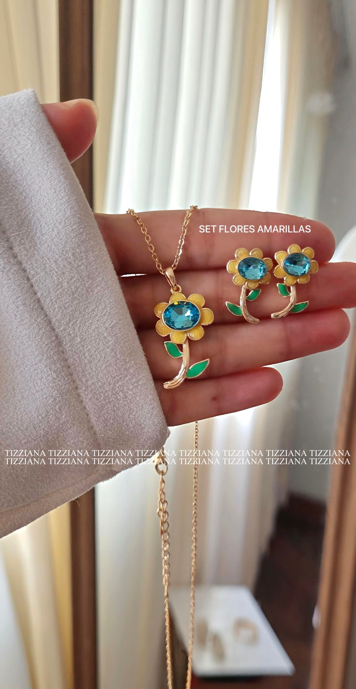 SET FLORES AMARILLAS