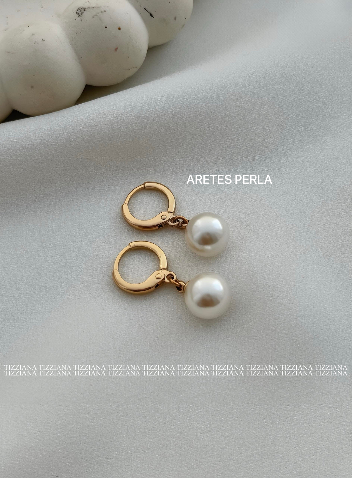 ARETES PERLA COLGANTE